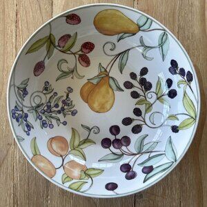 Dansk Umbrian Fruits Pasta Serving Bowl 11.5” Round